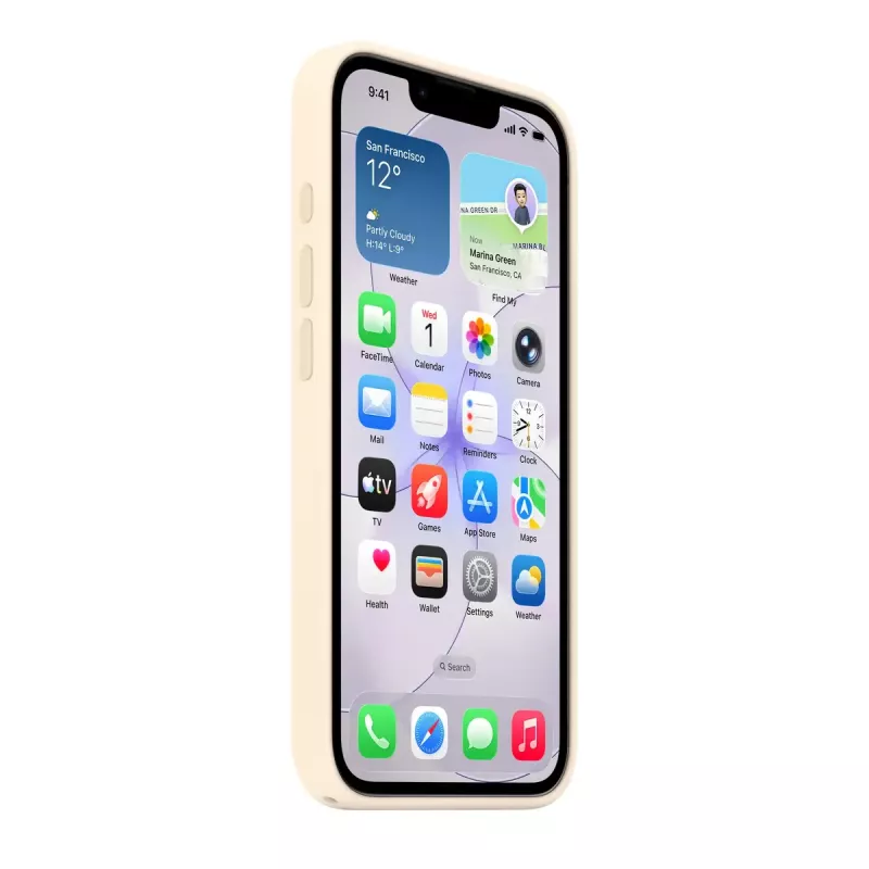 Silikona maciņš ar MagSafe Apple iPhone 17e — Vanilla, 6,1 collas (15,5 cm) ekrānam