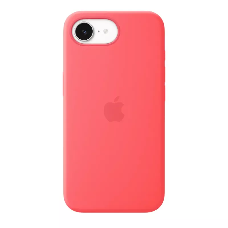Silikona vāciņš ar MagSafe Apple iPhone 17e — Bright Guava, piemērots 6,1 collas (15,5 cm)