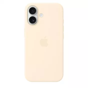 Silikona maciņš ar MagSafe Apple iPhone 17 — Vanilla, vāciņš 16 cm (6.3 collu) ekrānam