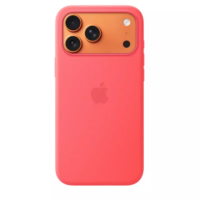 Aizsargājošs silikona maciņš ar MagSafe Apple iPhone 17 Pro Max — Bright Guava (sarkans), piemērots 6,9 collu ekrānam