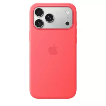 Aizsargājošs silikona maciņš ar MagSafe Apple iPhone 17 Pro Max — Bright Guava (sarkans), piemērots 6,9 collu ekrānam