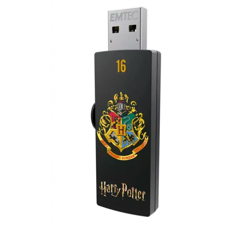 USB zibatmiņa EMTEC M730 16 GB — USB Type-A 2.0, bīdāma, melna
