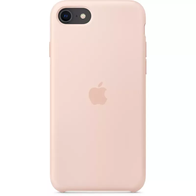 Apple iPhone SE silikona maciņš – rozā smilšu krāsā