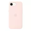 Silikona ietvars ar MagSafe iPhone 17e no Apple — Soft Pink, 6,1 collu (15,5 cm) displejam