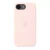 Silikona ietvars ar MagSafe iPhone 17e no Apple — Soft Pink, 6,1 collu (15,5 cm) displejam