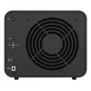 TerraMaster D8 HYBRID disku masīvs galddatoriem Melns 4 nodalījumu HDD SSD