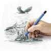 Zīmulis Staedtler 100J 2B, zila laka, 5,3 mm grafīta stienīts, 1 gab.