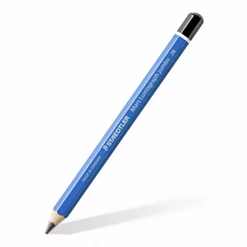 Zīmulis Staedtler 100J 2B, zila laka, 5,3 mm grafīta stienīts, 1 gab.