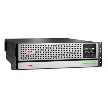 APC Smart-UPS On-Line, 1500VA, Rackmount 2U, 230V, 8x C13 IEC ligzdas, tīkla karte, ar sliežu komplektu, lietots bez Lithium-ion ārējā akumulatora