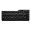 Bezvadu pilna izmēra tastatūra HP 475 — divu režīmu RF bezvadu un Bluetooth, membrānas, melna