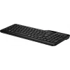 Bezvadu pilna izmēra tastatūra HP 475 — divu režīmu RF bezvadu un Bluetooth, membrānas, melna