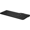 Bezvadu pilna izmēra tastatūra HP 475 — divu režīmu RF bezvadu un Bluetooth, membrānas, melna