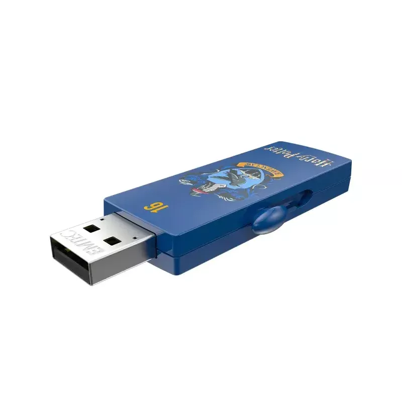 USB zibatmiņa EMTEC M730 Harry Potter 16 GB, USB Type-A 2.0, slīdkonstrukcija, zila