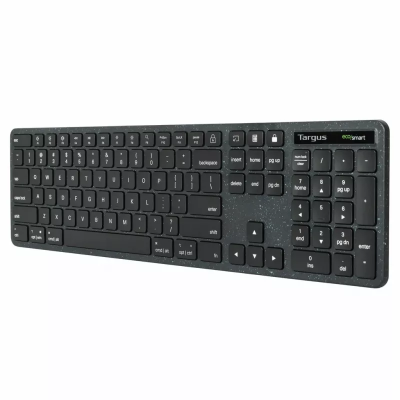 Targus EcoSmart AKB874UK tastatūra Universal USB QWERTY UK angļu Melna