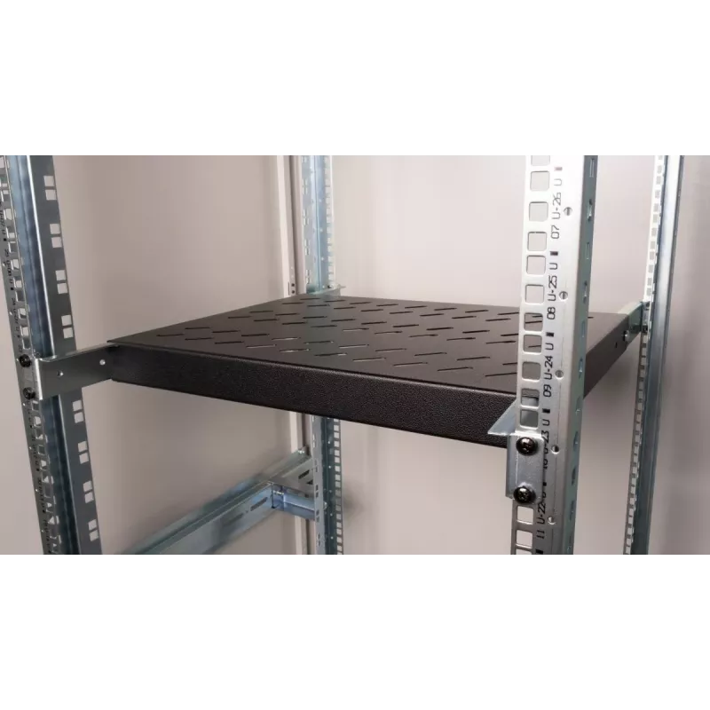 Rack shelf Equip Variable Shelf 19' 1U 350MM Melns