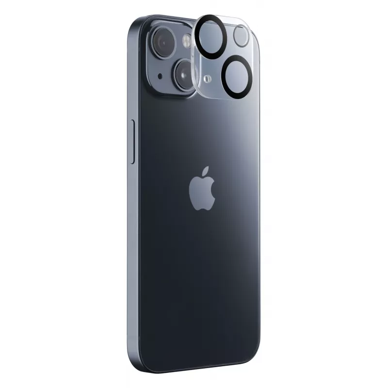 Cellularline kameras objektīva aizsargs - iPhone 15 / 15 Plus aizsardzība kamerai