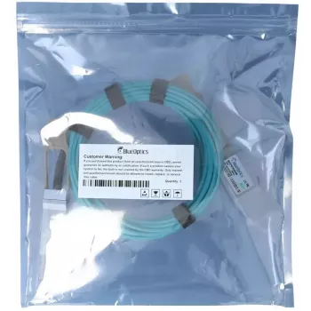 Optiskās šķiedras kabelis BlueOptics B4QY-BO QSFP56 uz QSFP56 10 m oranžs