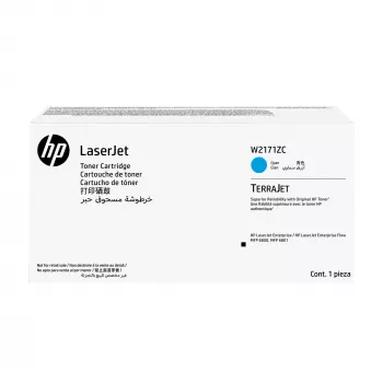 HP W2171ZC ciāna līguma oriģinālā LaserJet tonera kasetne, ciāna, 1 gab.