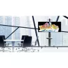 Techly ICA-TR46 multimediju ratiņi/statīvs Melns Plakanam panelim
