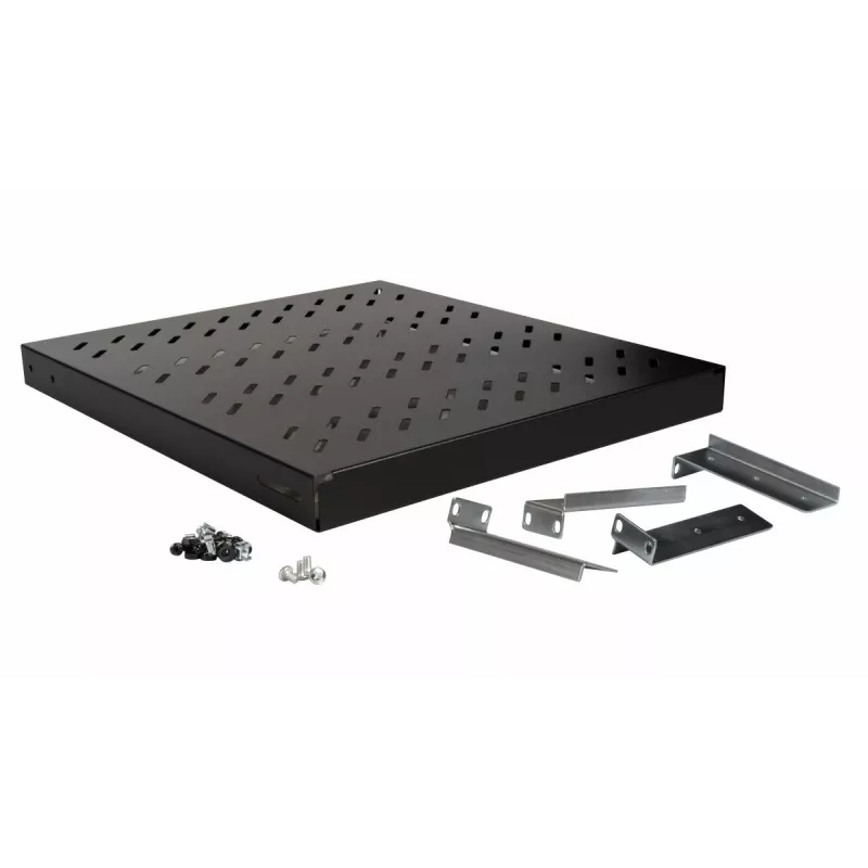 Plaukts statīvam Equip Variable Shelf 19 inch 1U 500 mm melns