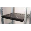 Equip bīdāmais plaukts 19 inch, 1U, 600MM, melns