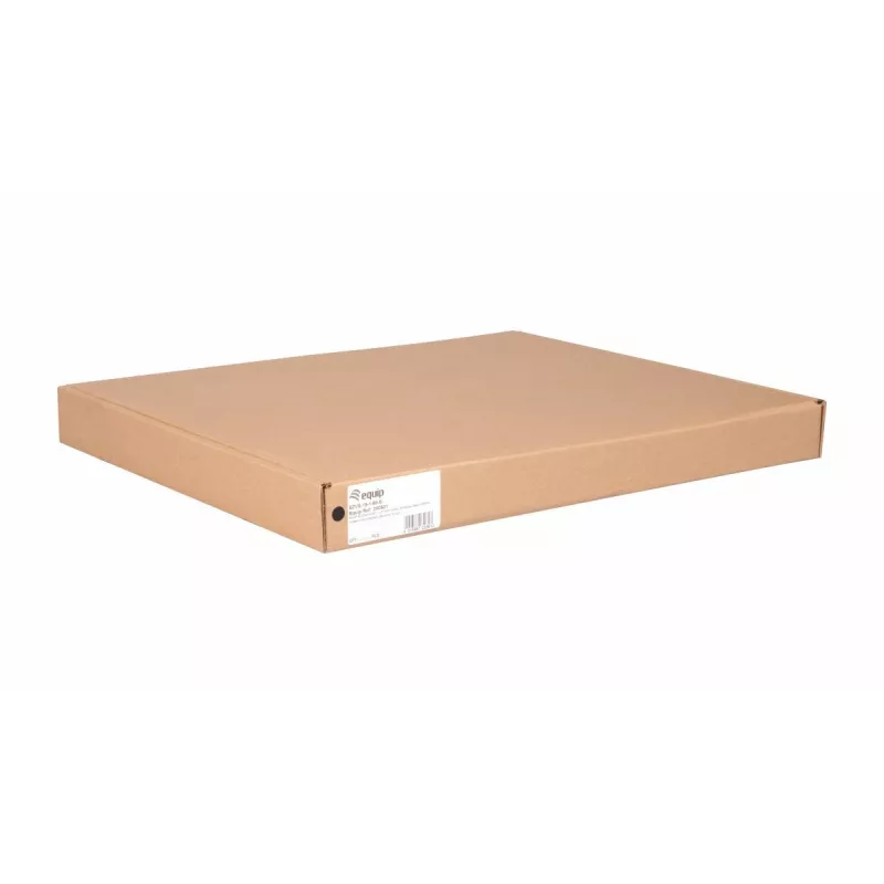 Equip bīdāmais plaukts 19 inch, 1U, 600MM, melns