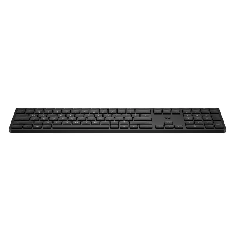 HP 455 Programmējama bezvadu tastatūra, pilna izmēra (100%), bezvadu, RF bezvadu, membrānas, melna