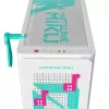 PC korpuss ASUS A23 Hatsune Miku Edition — micro ATX / Mini-ITX, atbalsta 120/140 mm ventilatorus, 2,5 collu un 3,5 collu diskus, tirkīzzils/balts