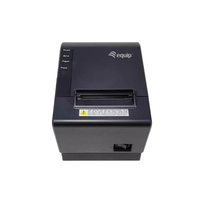 Equip 58mm termiskais POS čeku printeris ar auto griezēju, USB/Ethernet/kases atvilktnes savienojums