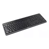 CHERRY Stream tastatūra Ultimate — pilna izmēra USB, RF bezvadu un Bluetooth tastatūra, QWERTY angļu valodā, LED fona apgaismojums, melna