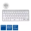 ACT Portable Bluetooth tastatūra Azerty/BE layout Wireless balta 75%