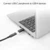 USB-A vīrišķais uz USB-C sievišķo adapteris ACT AC7376 melns