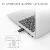 USB-A vīrišķais uz USB-C sievišķo adapteris ACT AC7376 melns