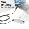 ACT USB 3.0 10Gbps 60W USB Type-C (kreisais/labais leņķis) uz USB Type-C (augšup/lejup leņķis) kabelis, 0.5 metri