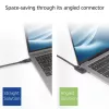 ACT USB 3.0 10Gbps 60W USB Type-C (kreisā/labā leņķa) uz USB Type-C (kreisā/labā leņķa) kabelis, 0,5 m