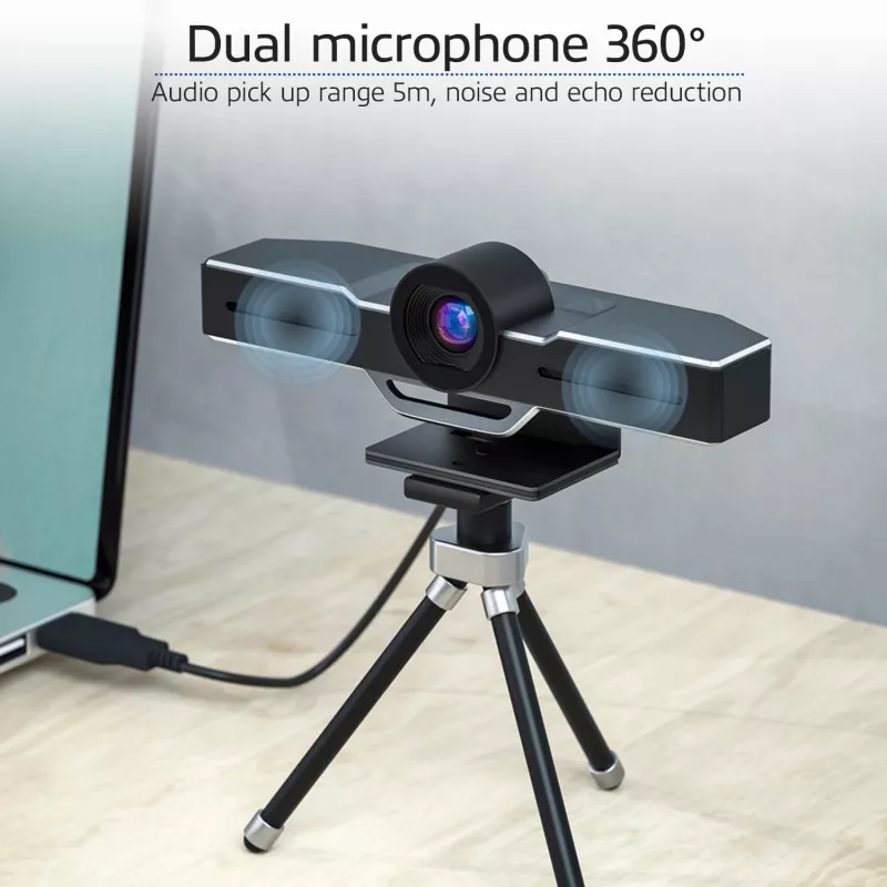 ACT Full HD Conference Camera with Microphone, pan, tilt and zoom