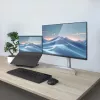 ACT AC8145 Portatīvā datora statīvs, 5 regulējami augstumi, Melns