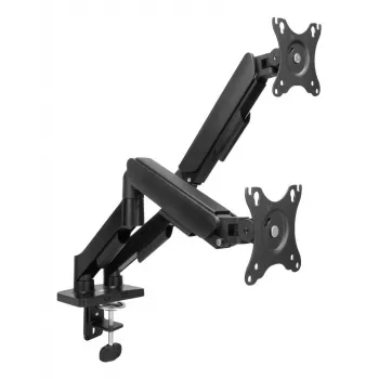 ACT monitora svira 35 collas, gāzes atspere, 2 monitori, Essentials, skava/caurums, 18 kg, 43,2 cm (17 collas), 88,9 cm (35 collas), 100 x 100 mm, melna