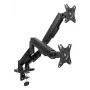 ACT monitora svira 35 collas, gāzes atspere, 2 monitori, Essentials, skava/caurums, 18 kg, 43,2 cm (17 collas), 88,9 cm (35 collas), 100 x 100 mm, melna
