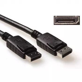 ACT 1 metrs DisplayPort kabelis vīrietis-vīrietis, 20. barošanas kontakts savienots