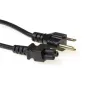 Barošanas vads ACT Powercord ASV kontaktdakša - C5 melns 1,8 m