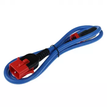 ACT Powercord C13 IEC Lock+ - C14 IEC Lock Dual Locking zils 1,5 m, PC3621