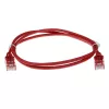 ACT sarkans 10 metru LSZH U/UTP CAT6 datacentra plāns komutācijas kabelis ar aizsargātiem RJ45 savienotājiem