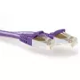 ACT Purple 2.00 meter SFTP CAT6A komutācijas kabelis snagless with RJ45 connectors