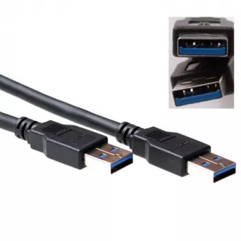 USB 3.0 A vīr. - USB A vīr. 5,00 m, ACT, SB0002