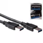 USB 3.0 A vīr. - USB A vīr. 5,00 m, ACT, SB0002