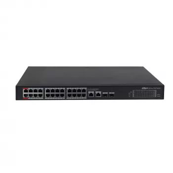 Dahua Technology PoE NET SWITCH 24PORT 1000M/ PFS3228-24GT-360-V2 DAHUA Nepārvaldīts L2 Gigabit Ethernet (10/100/1000) Power over Ethernet (PoE) Melns