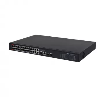 Dahua Technology PoE NET SWITCH 24PORT 1000M/ PFS3228-24GT-360-V2 DAHUA Nepārvaldīts L2 Gigabit Ethernet (10/100/1000) Power over Ethernet (PoE) Melns