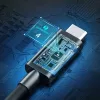 USB-C uz USB-C Thunderbolt 4 kabelis CHOETECH — 40 Gb/s, 100 W uzlāde
