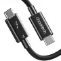 USB-C uz USB-C Thunderbolt 4 kabelis CHOETECH — 40 Gb/s, 100 W uzlāde